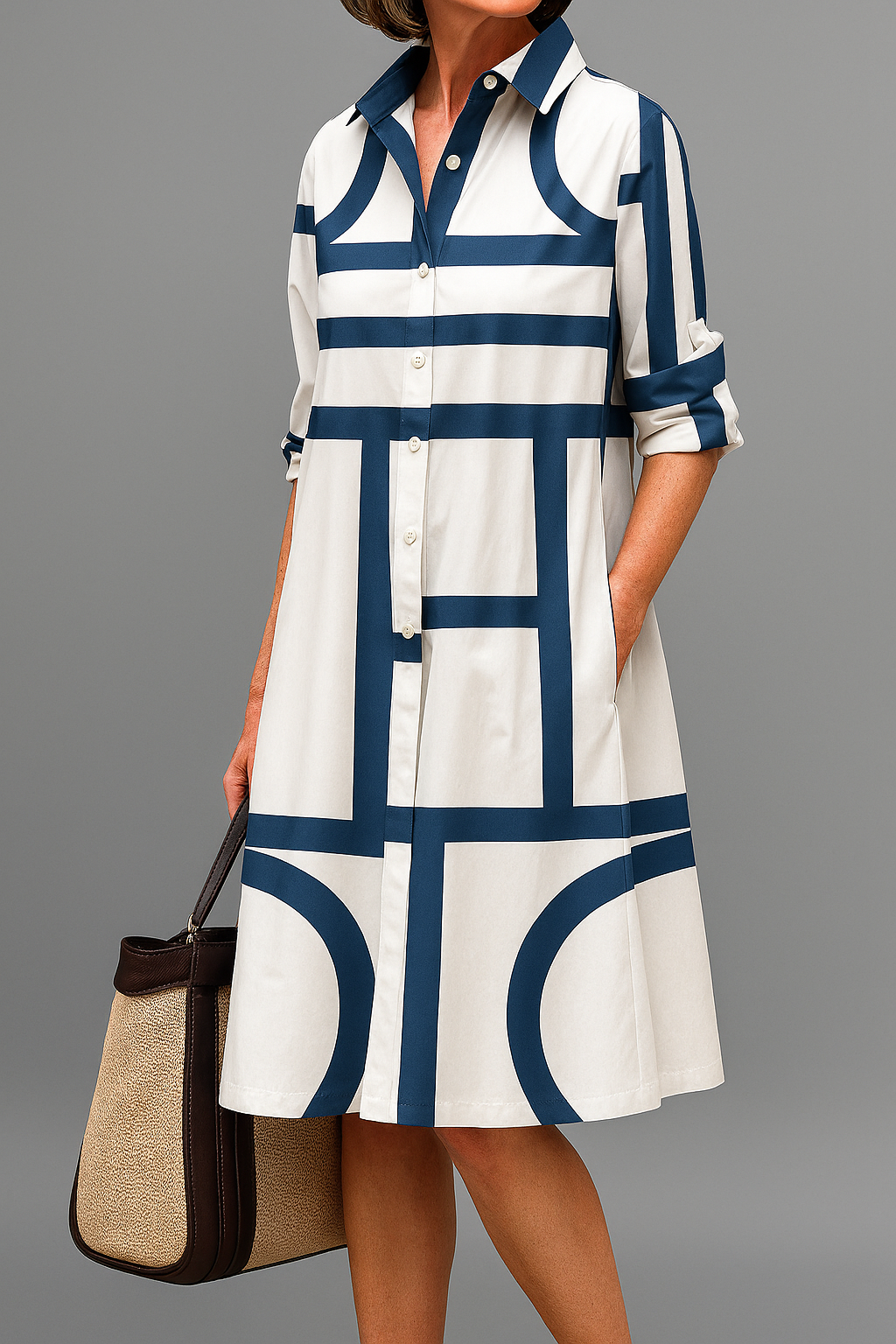 Julia | Elegancka Midi Sukienka
